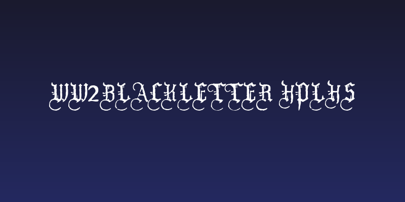 WW2Blackletter HPLHS Social Header