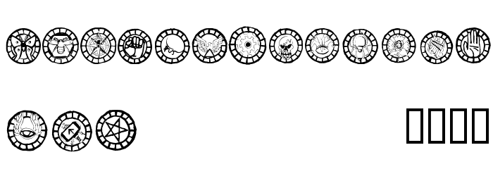 WWChangelingBats Font LOWERCASE