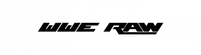 WWE Raw  Frei Schriftart Herunterladen