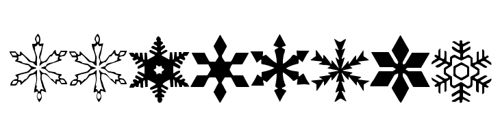 WWFlakes  Frei Schriftart Herunterladen
