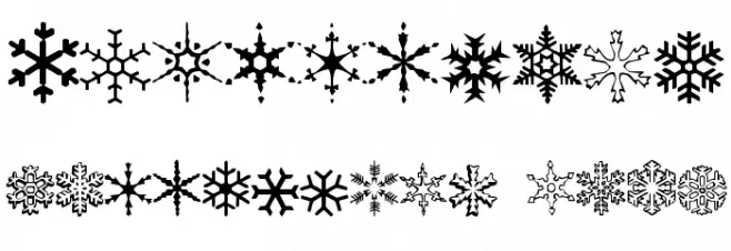 WWFlakes Font OTHER CHARS