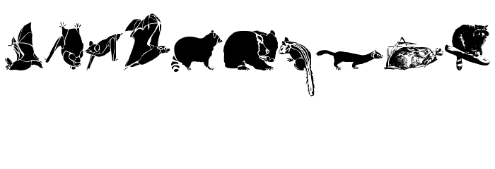 WWFurryFriends Font OTHER CHARS