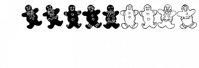 WWGingerbread Polices AUTRES CHARS