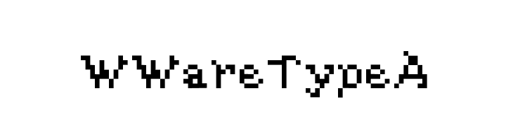 WWareTypeA  フリーフォントのダウンロード