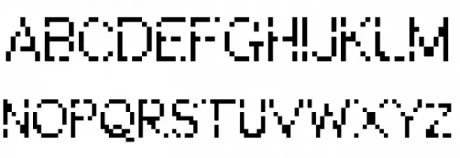 WWareTypeB Polices MAJUSCULES