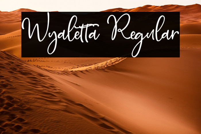 Wyaletta Regular Example 1
