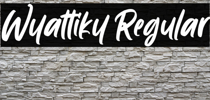 Wyattiky Regular Example 2