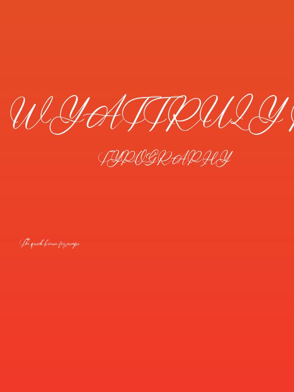 Wyattruly Regular Poster