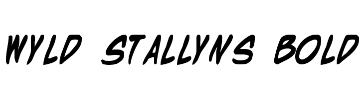 Wyld Stallyns Bold Font