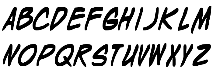 Wyld Stallyns Bold Font LOWERCASE