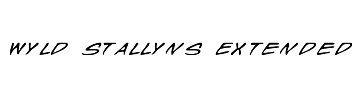 Wyld Stallyns Extended Font