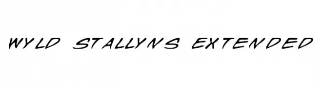 Wyld Stallyns Extended  Free Fonts Download
