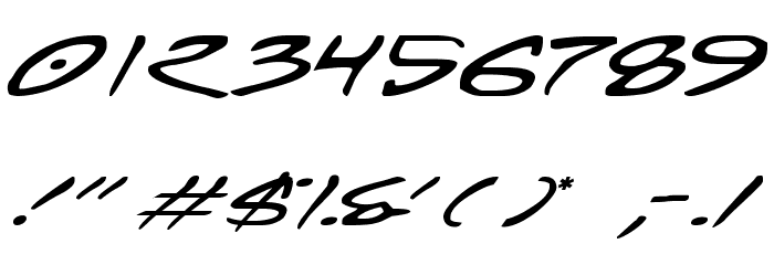 Wyld Stallyns Extended Font OTHER CHARS