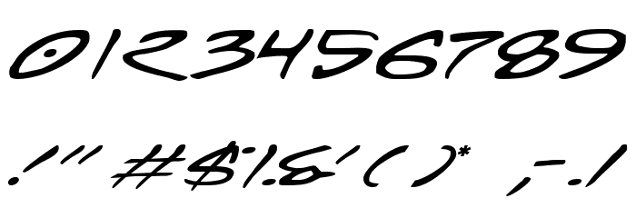 Wyld Stallyns Extended Font OTHER CHARS