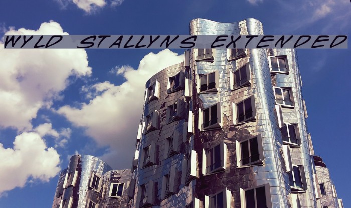 Wyld Stallyns Extended Font examples