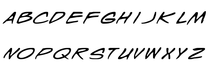 Wyld Stallyns Extended Font LOWERCASE