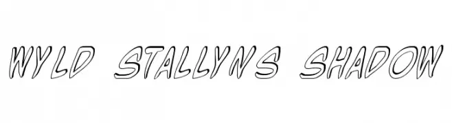 Wyld Stallyns Shadow  Frei Schriftart Herunterladen