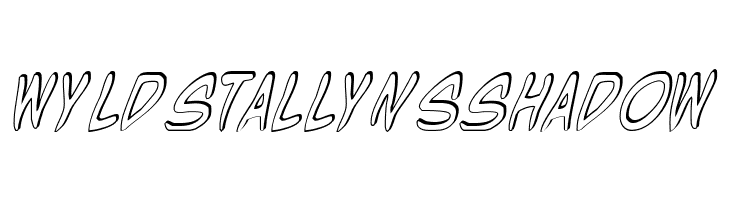 Wyld Stallyns Shadow Font - FFonts.net