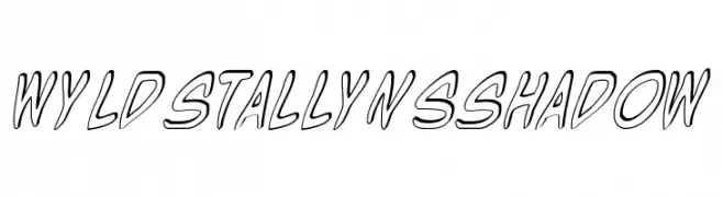 Wyld Stallyns Shadow  नि: शुल्क फ़ॉन्ट्स डाउनलोड
