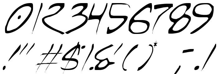 Wyld Stallyns Thin Font OTHER CHARS