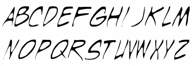Wyld Stallyns Thin フォント 大文字