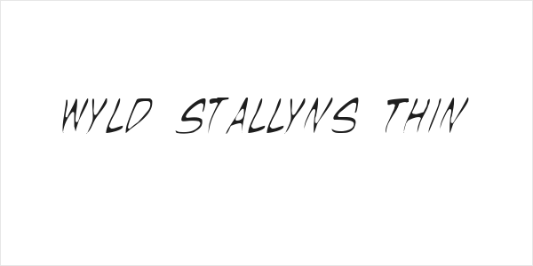 Wyld Stallyns Thin Logo