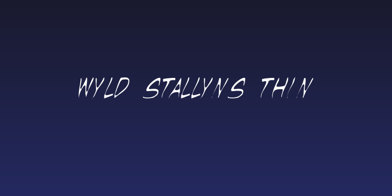 Wyld Stallyns Thin Social Header