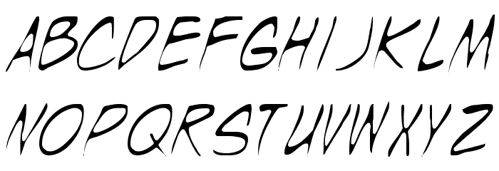 Wyld Stallyns Thin Font LOWERCASE