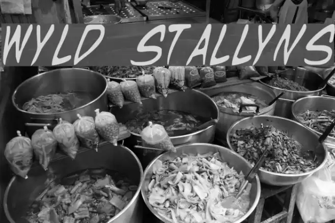 Wyld Stallyns Font examples