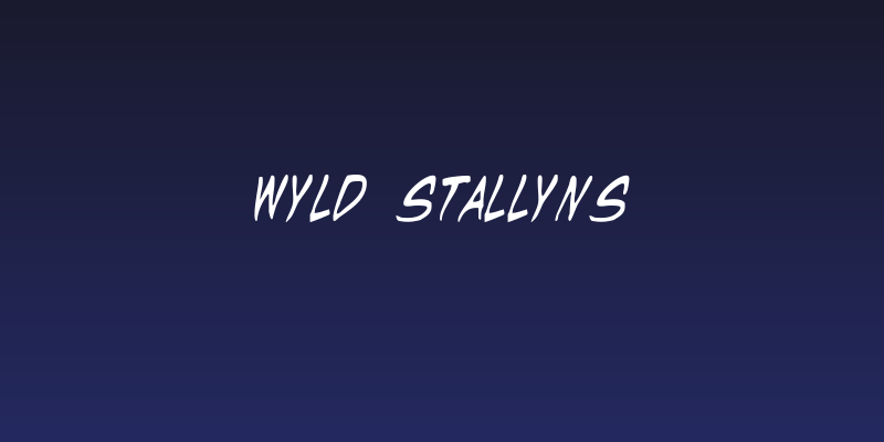 Wyld Stallyns Social Header