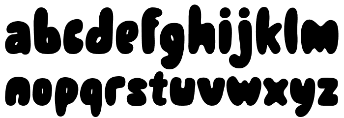 Wylon - Demo Bold Font LOWERCASE