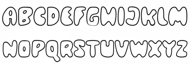 Wylon Outline - Demo Outline Fonte MAIÚSCULAS