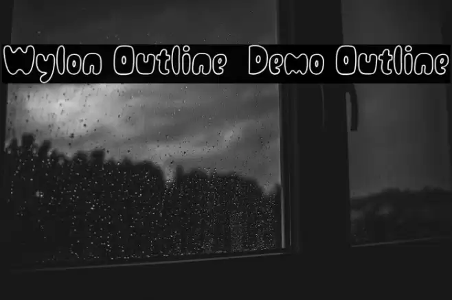 Wylon Outline - Demo Outline خط examples