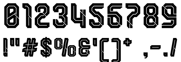 Wynford Line Alt. 1 Font OTHER CHARS