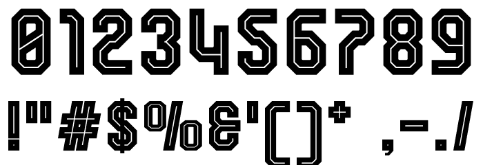 Wynford Line Font OTHER CHARS