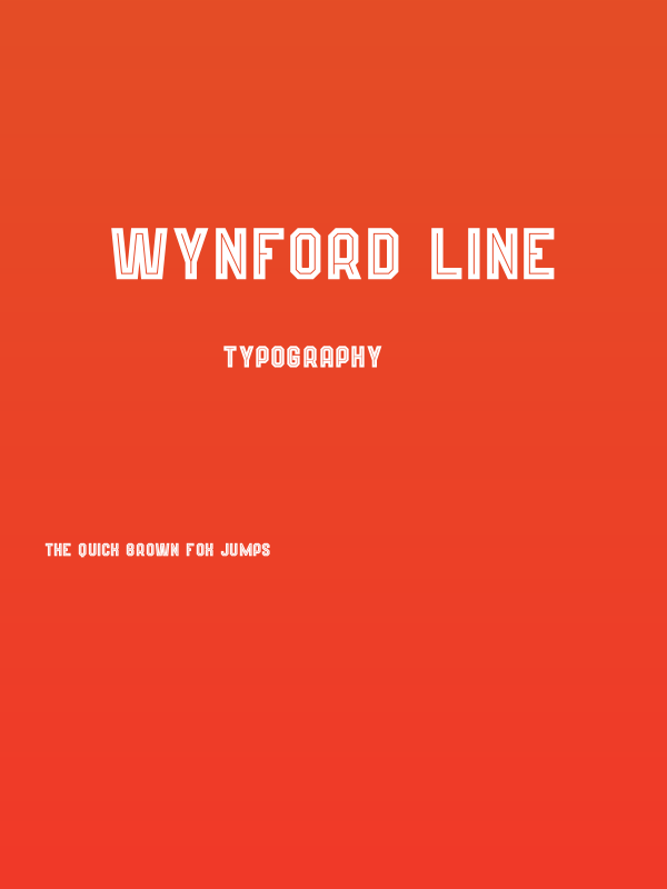 Wynford Line Poster