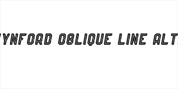 Wynford Oblique Line Alt. 1 Logo