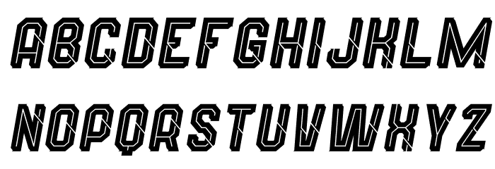 Wynford Oblique Line Alt. 1 Font LOWERCASE