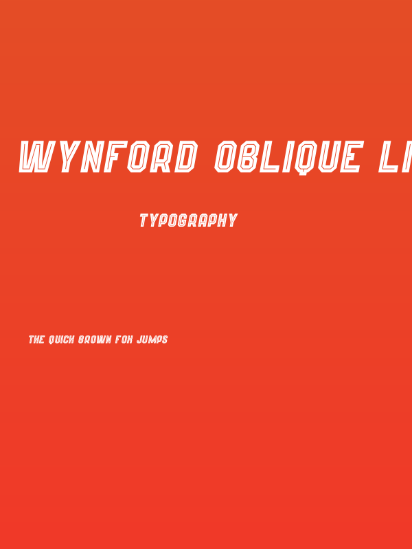 Wynford Oblique Line Poster