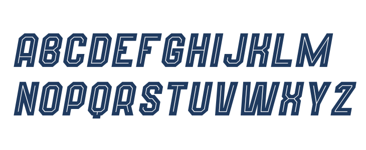 Wynford Oblique Line Lowercase