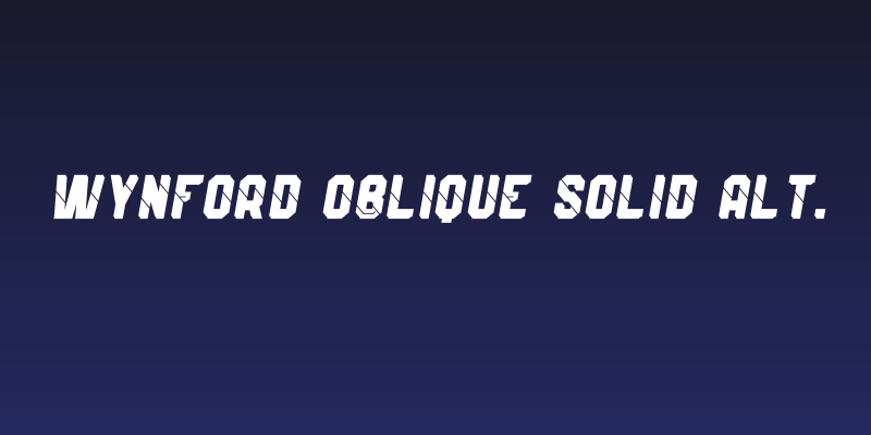 Wynford Oblique Solid Alt. Social Header