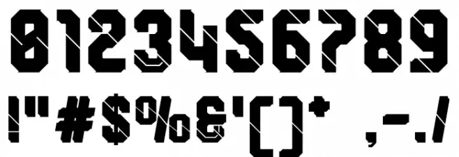 Wynford Solid Alt. Font OTHER CHARS