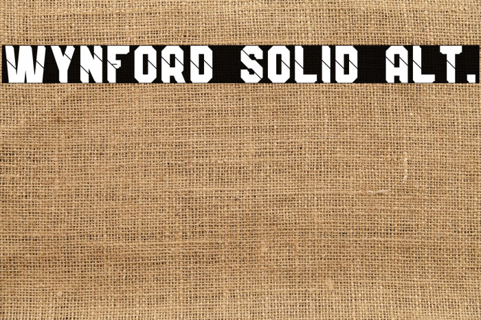 Wynford Solid Alt. Example 1