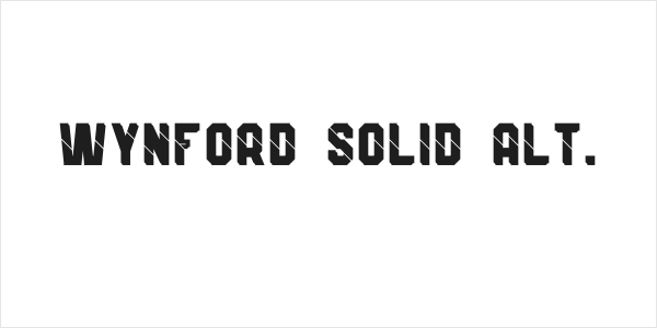 Wynford Solid Alt. Logo