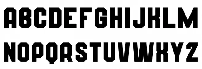 Wynford Solid Font UPPERCASE