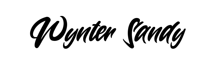 Wynter Sandy  baixar fontes gratis