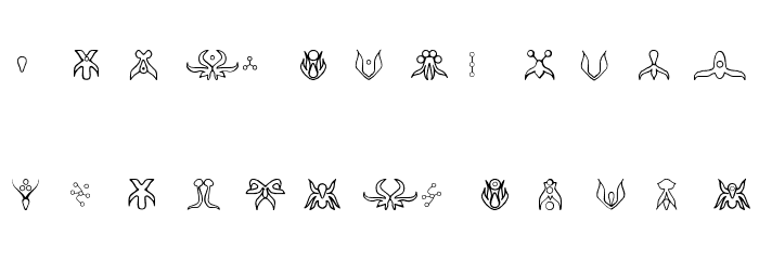 Wyrm Font LOWERCASE