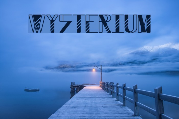 Wysterium Font examples