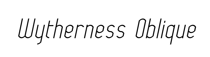 Wytherness Oblique  لخطوط تنزيل