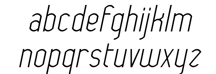 Wytherness Oblique Font LOWERCASE